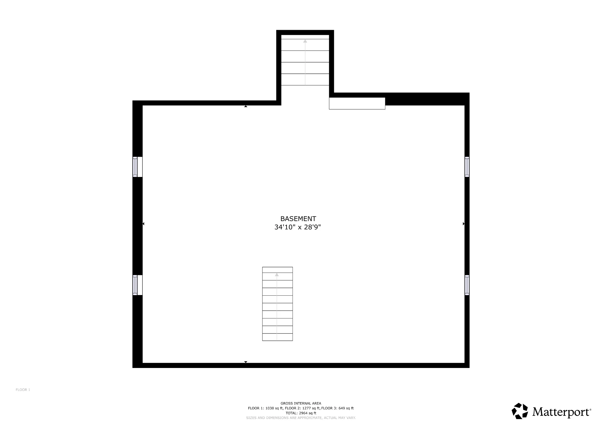 Basement floor plan