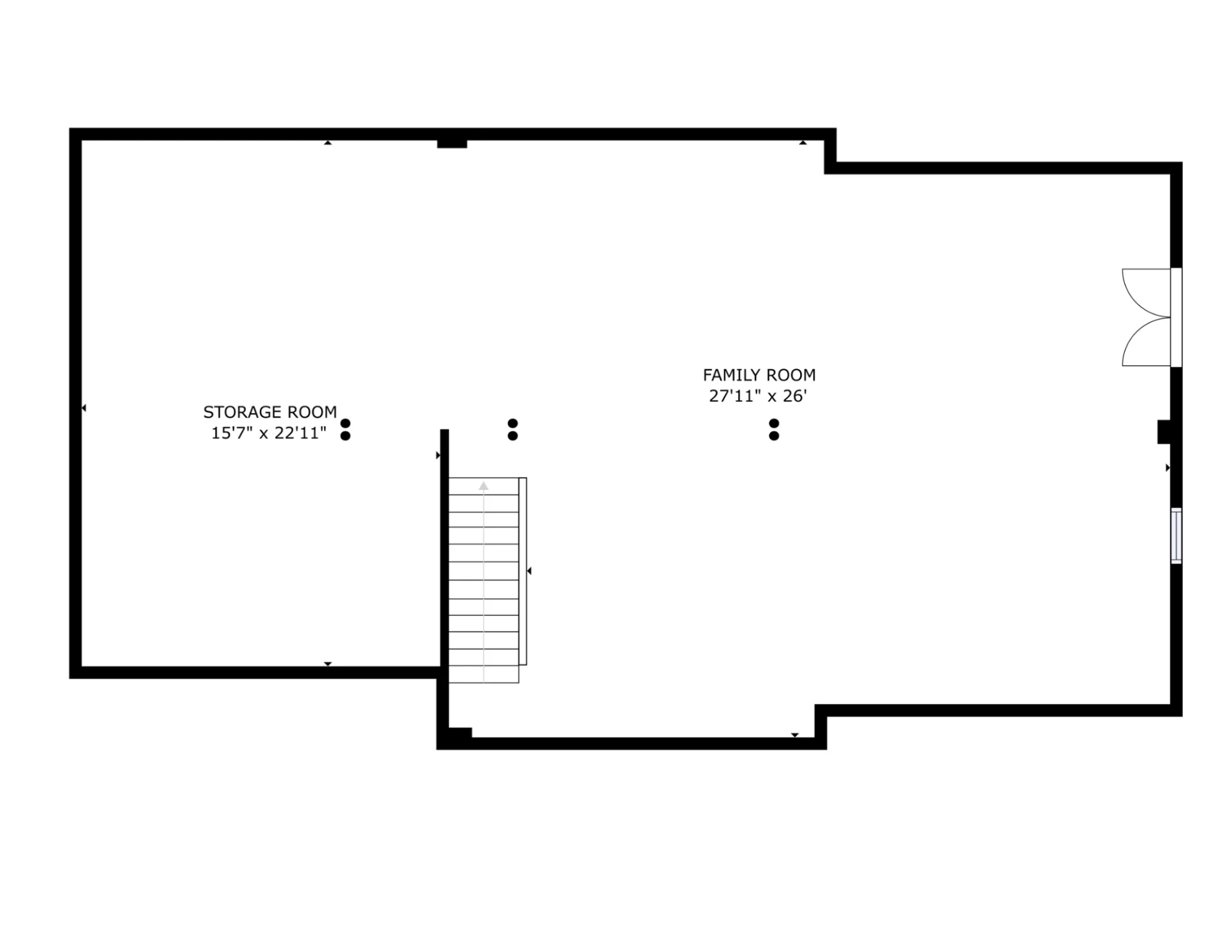 Basement floor plan