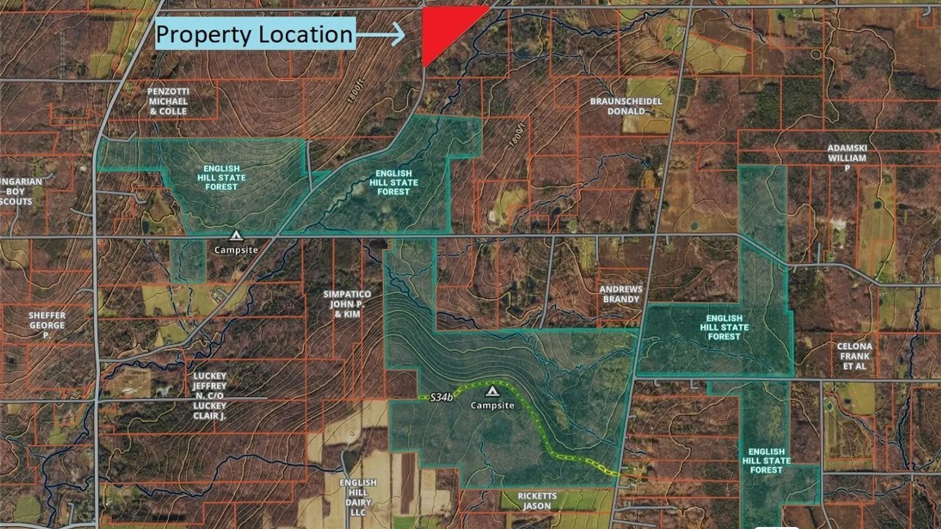 Property at Flat Iron Road, Granger, NY 14846 2