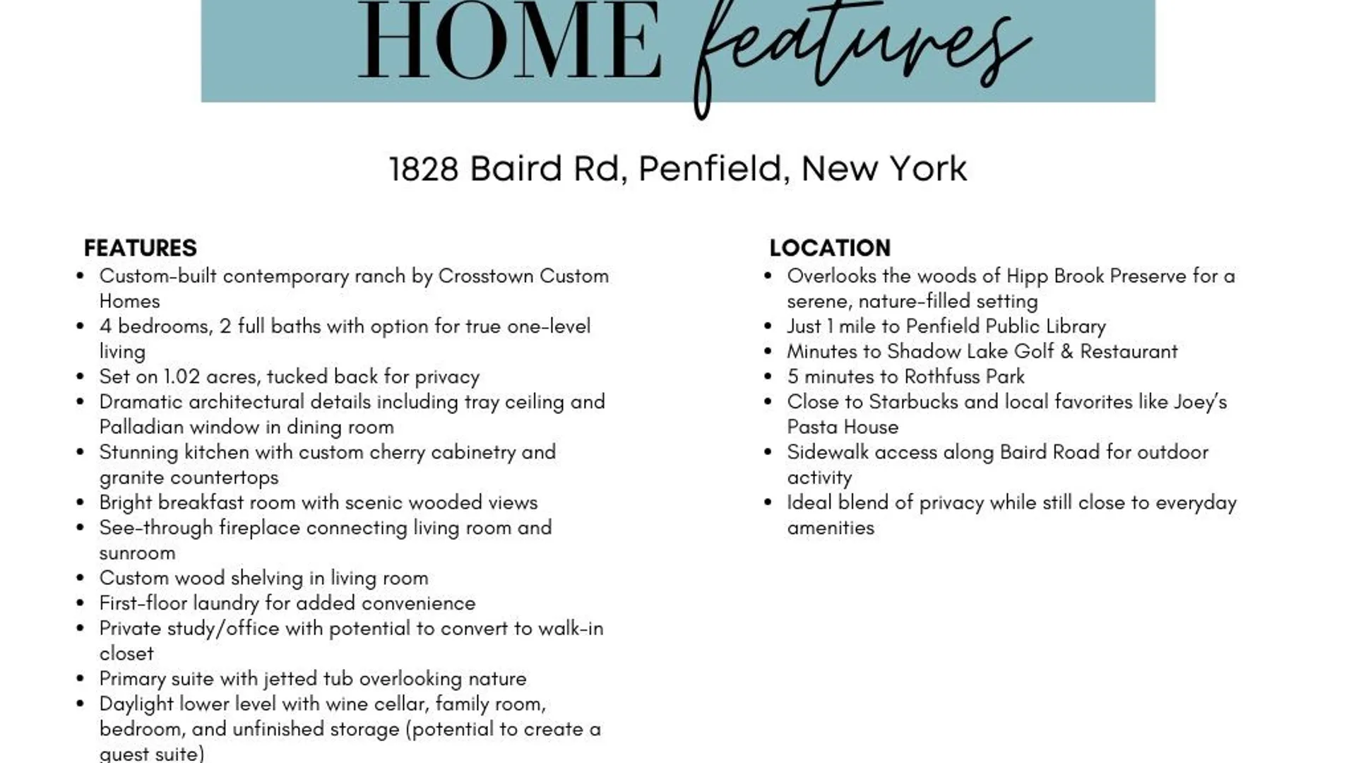 Property at 1828 Baird Road, Penfield, NY 14526 32