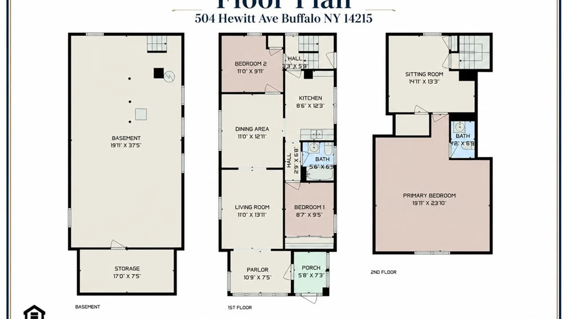 Property at 504 Hewitt Avenue, Buffalo, NY 14215 2