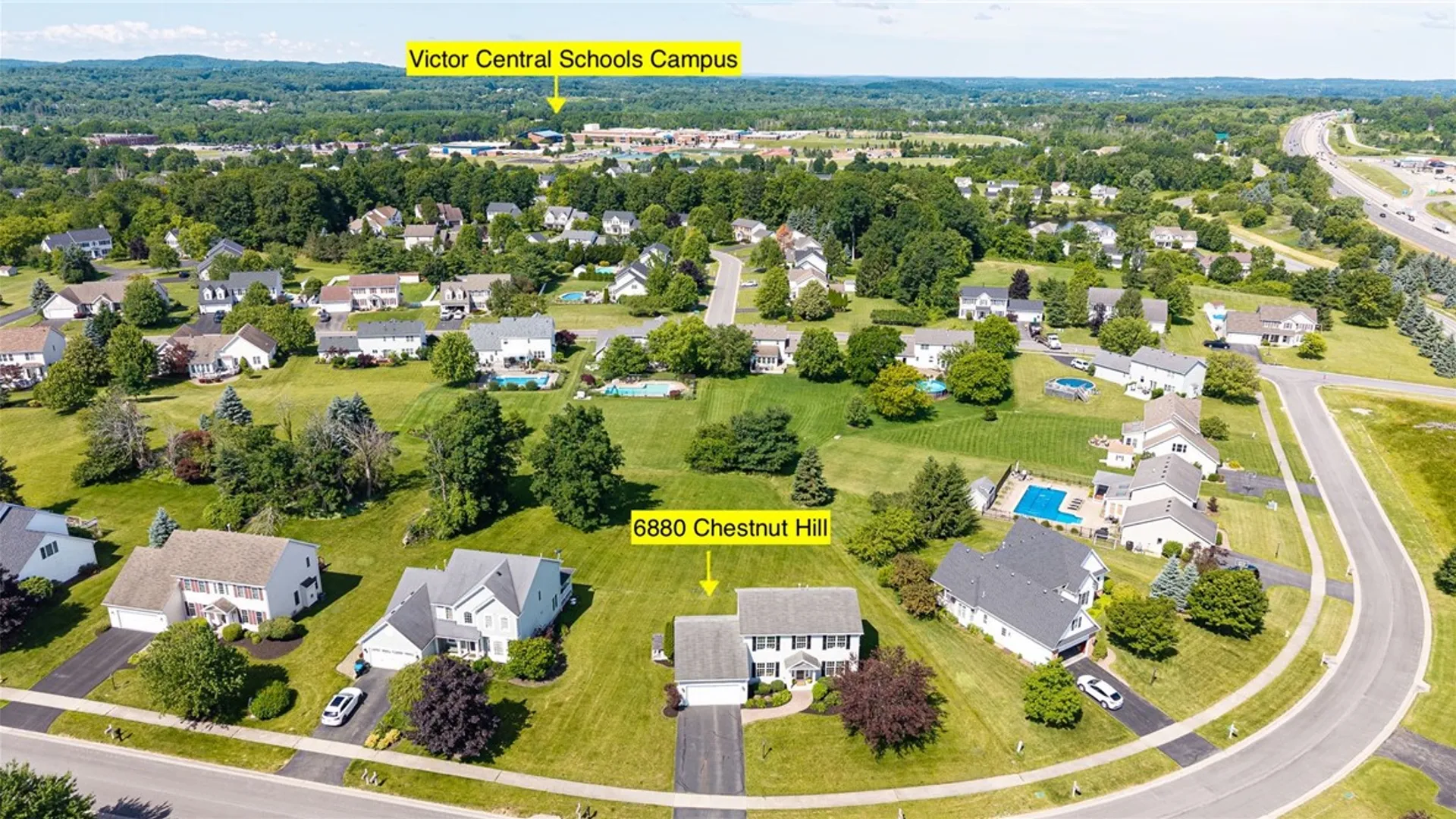 Property at 6880 Chestnut Hill, Victor, NY 14564 2