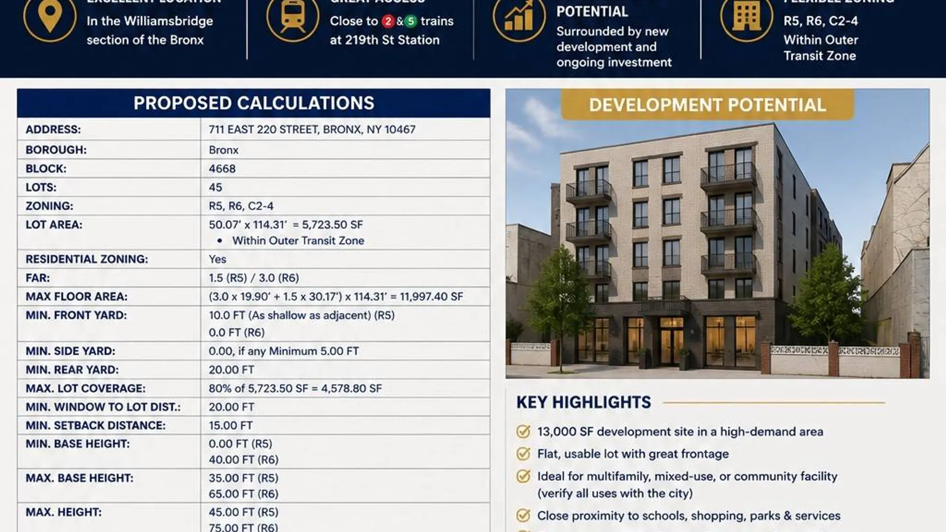 Property at 711 E 220th St, Bronx, NY 10467 2