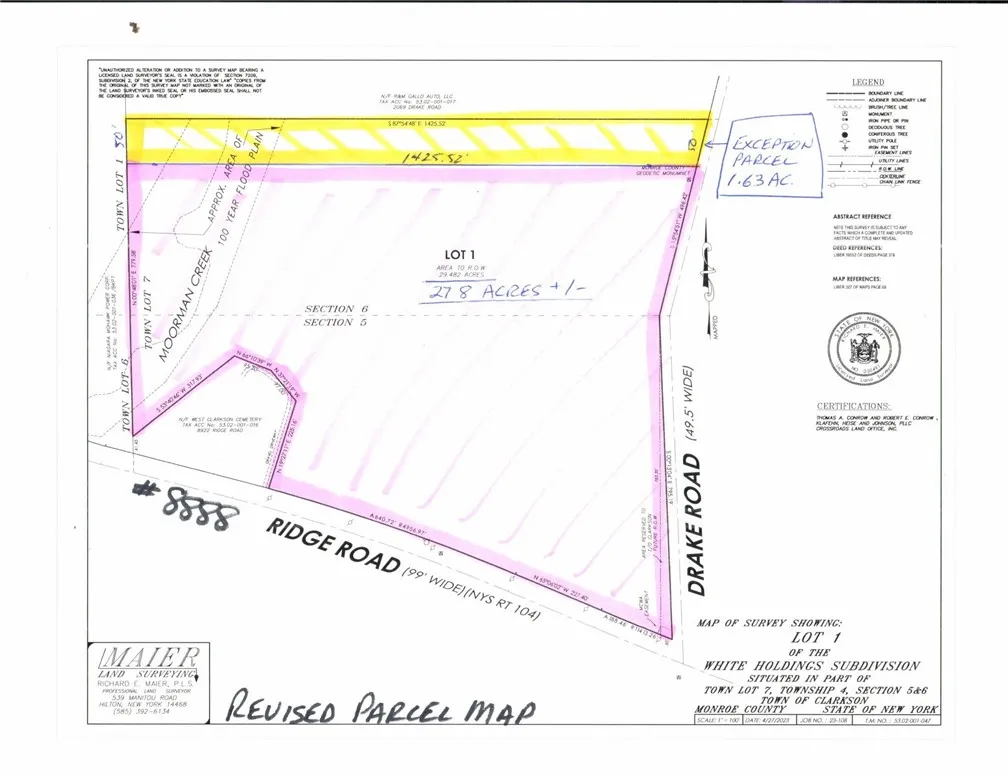 Property at 8888 Ridge Road West, Clarkson, NY 14420
