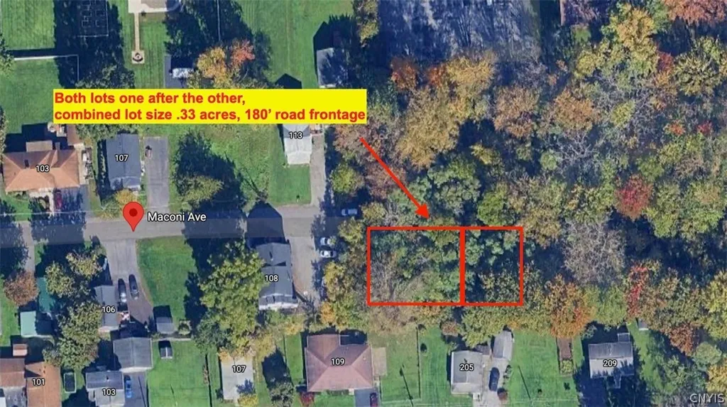 Property at 040.-05-05 + 06 Maconi Avenue, DeWitt, NY 13057