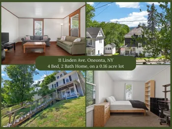 Property at 11 Linden Avenue, Oneonta, NY 13820
